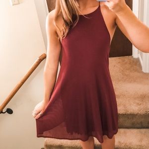 Maroon Dress